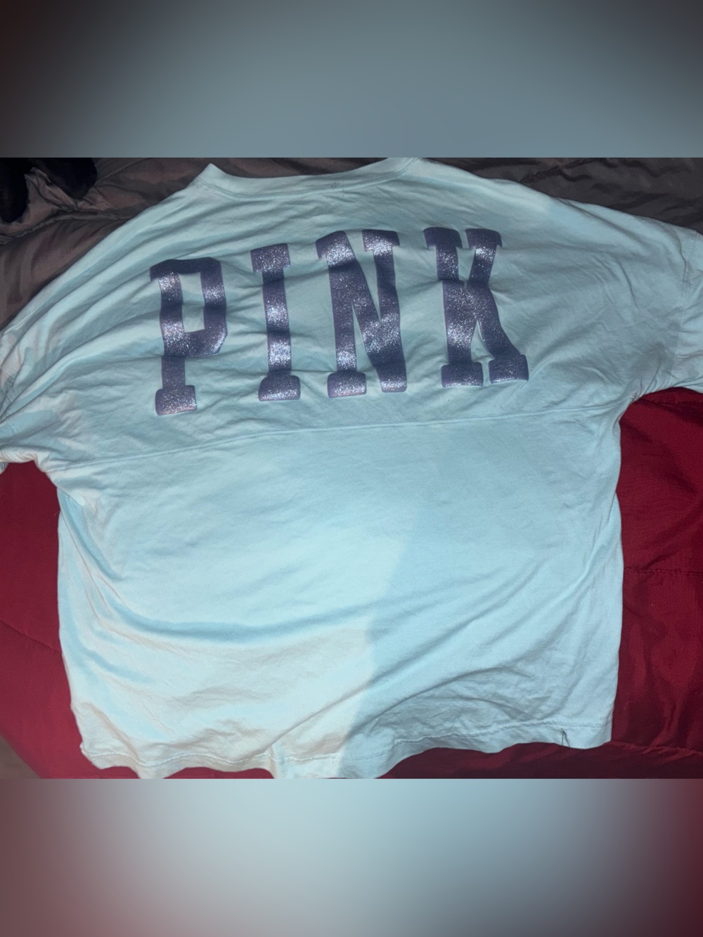 vs pink crop top
